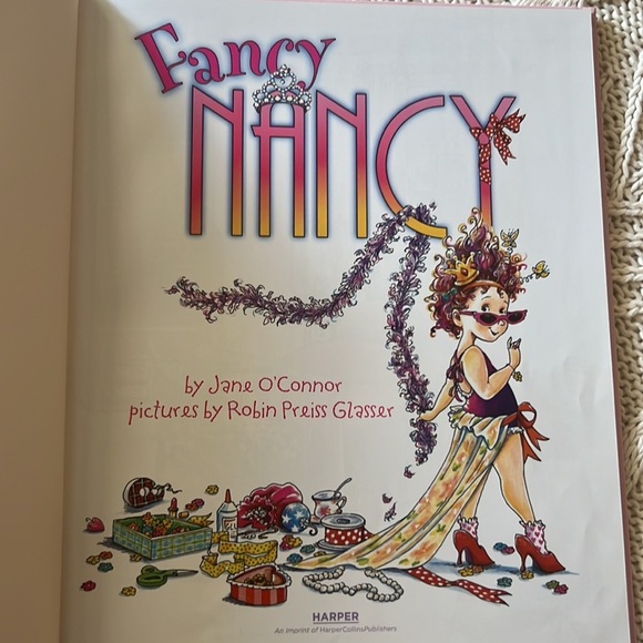 Fancy Nancy hardback book by Jane O’Connor Illustrated by Robin Preiss Glasser​​ - Picture 3 of 12